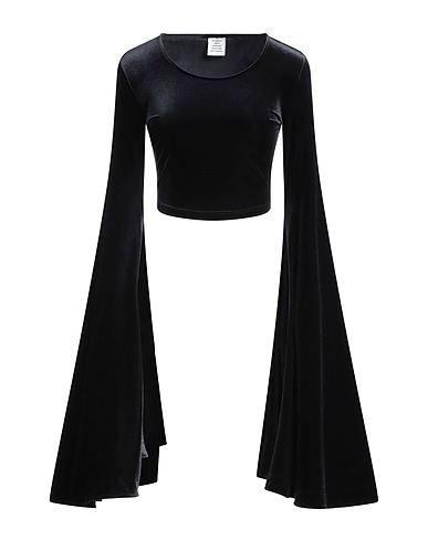 VETEMENTS Top Black 85% Polyamide, 15% Elastane