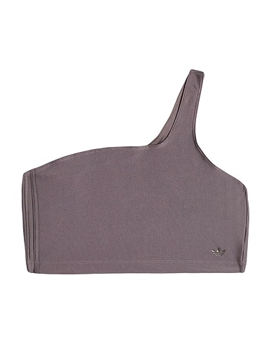 ADIDAS ORIGINALS One-shoulder top Lead 77% Recycled polyester, 23% Elastane