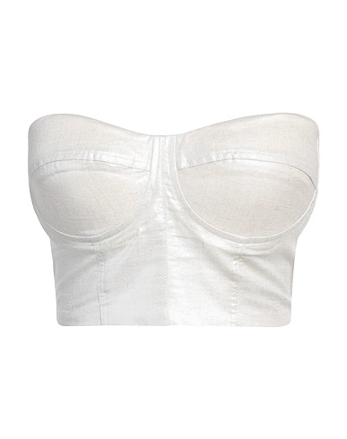 ACCESS FASHION Top Off white 55% Linen, 45% Viscose