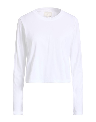 LOULOU STUDIO Basic T-Shirt White 100% Pima Cotton