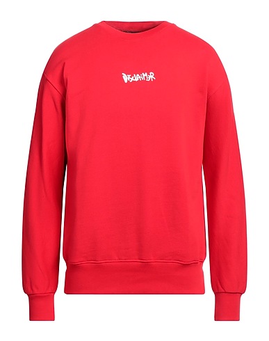 DISCLAIMER Felpa Rosso 100% Cotone