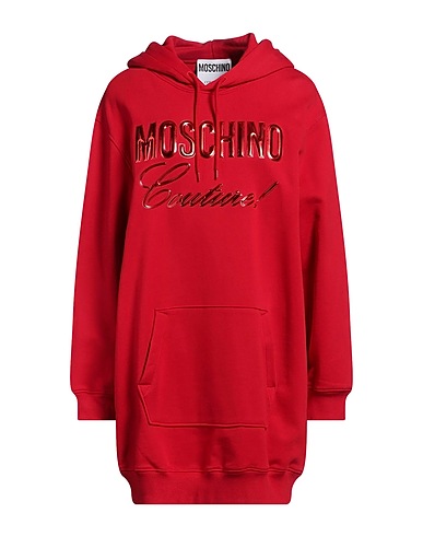MOSCHINO Vestito corto COUTURE Rosso 100% Cotone