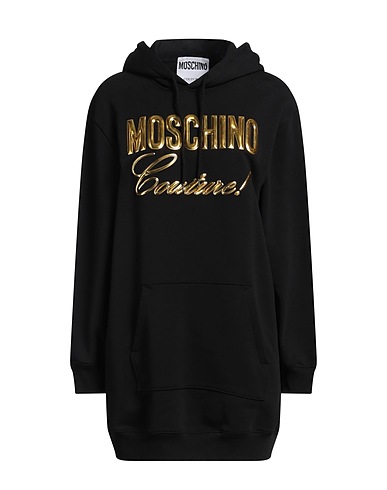 MOSCHINO Vestito corto COUTURE Nero 100% Cotone