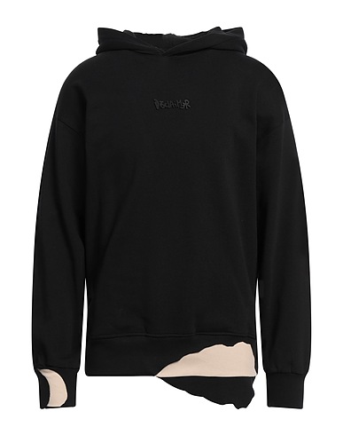 DISCLAIMER Felpa Nero 100% Cotone