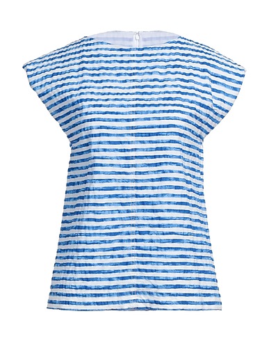 PHILOSOPHY di LORENZO SERAFINI Top Blu 100% Cotone