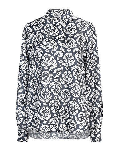 CALIBAN Silk top Midnight blue 100% Silk