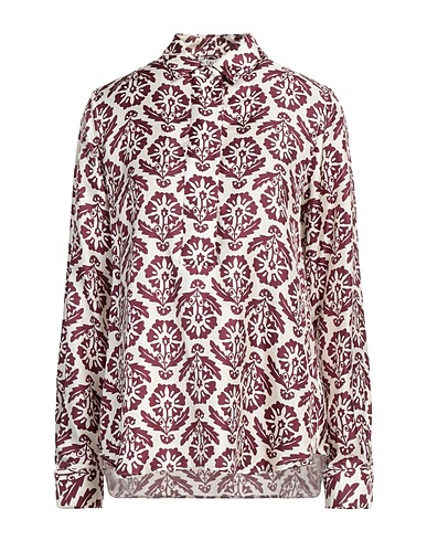 CALIBAN Silk top Plum 100% Silk