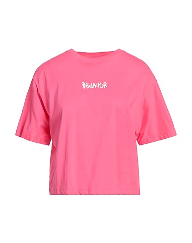 DISCLAIMER T-shirt Fuchsia 100% Cotton