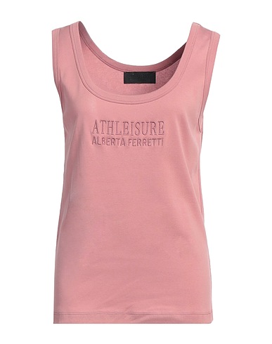 ALBERTA FERRETTI Vest ATHLEISURE Antique rose 100% Cotton