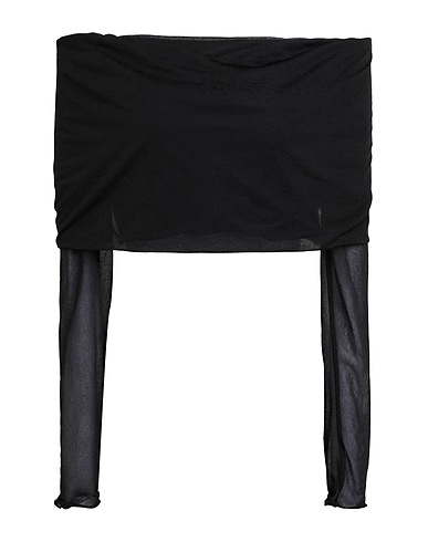 ROTATE BIRGER CHRISTENSEN Off-the-shoulder top Black 100% Polyester