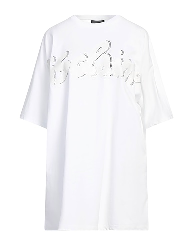 DISCLAIMER T-shirt Bianco 100% Cotone