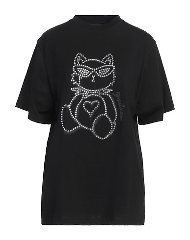 DISCLAIMER Oversize-T-Shirt Black 100% Cotton