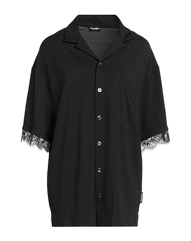 DSQUARED2 レースシャツ＆ブラウス ブラック ポリエステル 90% / ポリウレタン 10%