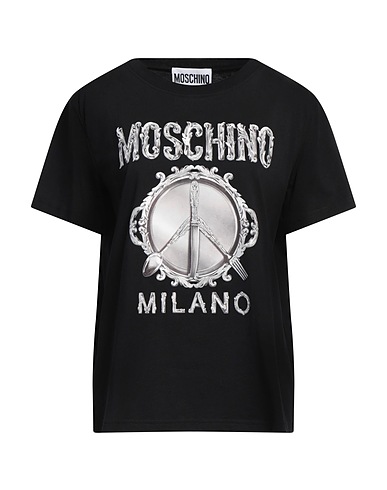 MOSCHINO T-shirt COUTURE Black 100% Organic cotton