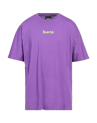DISCLAIMER T-shirt Purple 100% Cotton