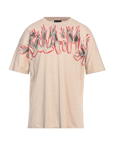 DISCLAIMER T-shirt Beige 100% Cotton
