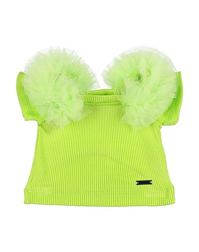 MONNALISA Top Lime green 97% Viscose, 3% Elastane