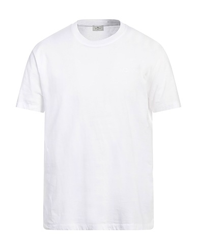 ETRO Basic T-Shirt Weiß 100% Baumwolle