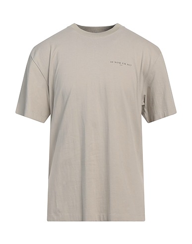 IH NOM UH NIT T-shirt Beige 100% Cotton, Elastane