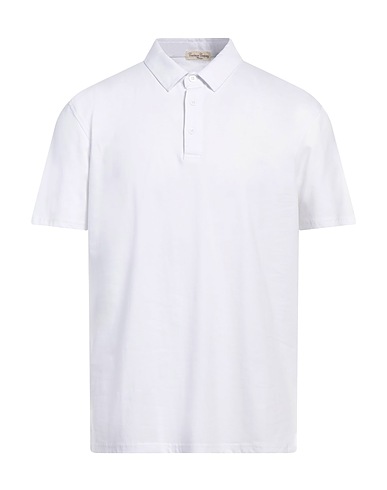 CASHMERE COMPANY Polo shirt BIANCO 100% Cotton