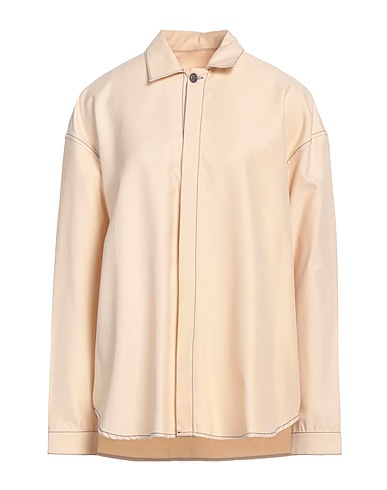 SUNNEI Solid colour shirts & blouses Ivory 55% Polyester, 45% Cotton