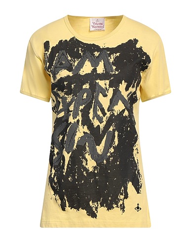 VIVIENNE WESTWOOD T-shirt Yellow 100% Cotton