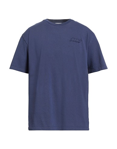 AUTRY Basic T-Shirt Navy blue 100% Cotton