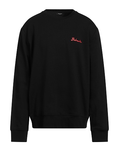 BALMAIN Sweatshirt Black 100% Cotton, Elastane