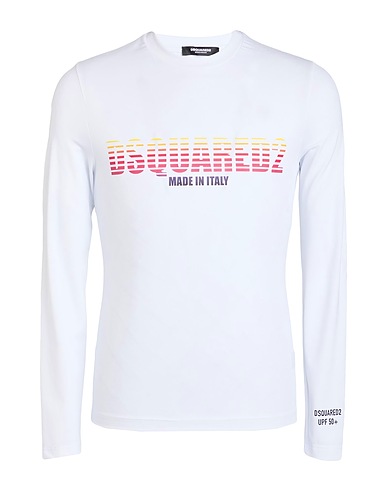 DSQUARED2 Bademode & Co. BEACHWEAR Weiß 80% Polyamid, 20% Elastan