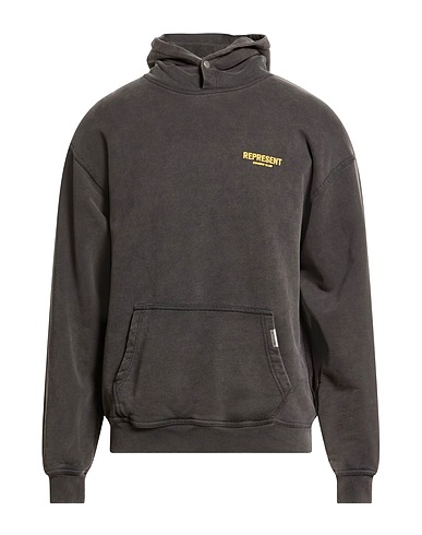 REPRESENT Hooded track jacket  Charcoal 100% Cotton