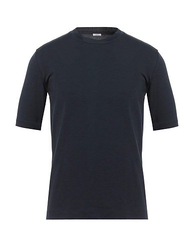 MALO Basic T-shirt Midnight blue 92% Cotton, 8% Elastane