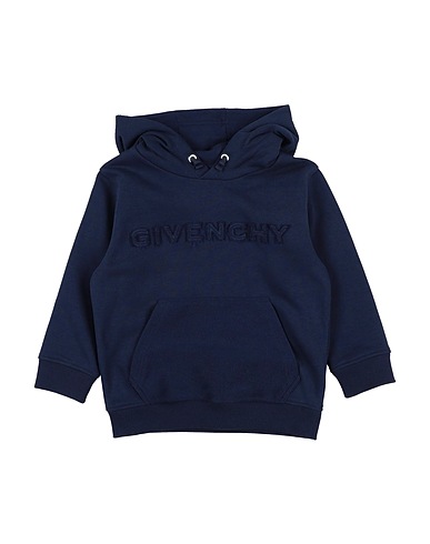 GIVENCHY Hooded track jacket  Navy blue 85% Cotton, 15% Polyester, Elastane