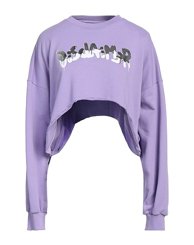 DISCLAIMER Sweatshirt Lilac 100% Cotton
