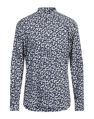 KARL LAGERFELD Patterned shirt Midnight blue 100% Cotton