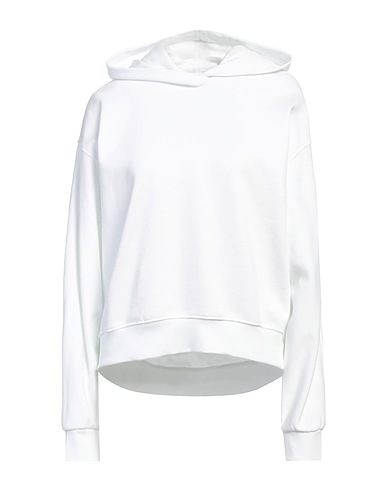 DISCLAIMER Hooded track jacket  White 100% Cotton