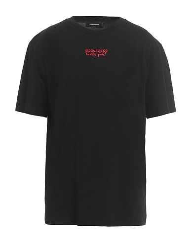 DSQUARED2 T-shirt Black 100% Cotton