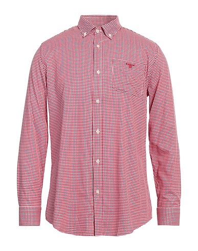 BARBOUR Checked shirt Red 100% Cotton