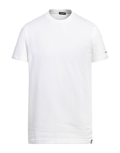 DSQUARED2 Undershirt UNDERWEAR White 95% Cotton, 5% Elastane