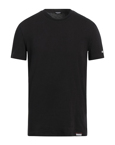 DSQUARED2 アンダーＴシャツ UNDERWEAR ブラック コットン 95% / ポリウレタン 5%