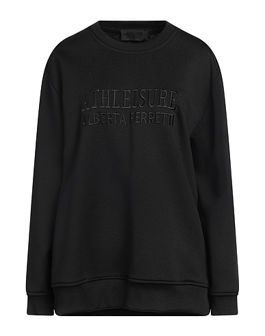 ALBERTA FERRETTI Sweatshirt ATHLEISURE Black 52% Polyester, 48% Cotton