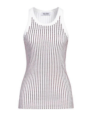 THE ATTICO Canotta Bianco 100% Cotone