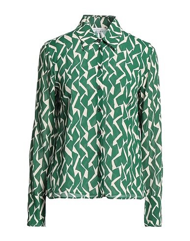 PATRIZIA PEPE Camicie  e bluse fantasia Verde 100% Viscosa