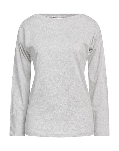 ARAGONA Basic T-Shirt Light grey 100% Cotton