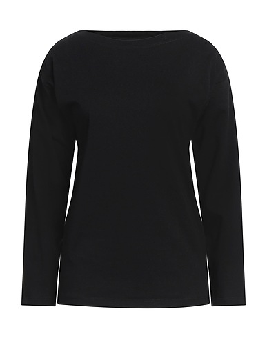 ARAGONA Basic T-Shirt Black 100% Cotton