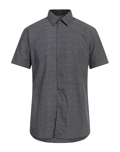 KARL LAGERFELD Patterned shirt Black 100% Cotton