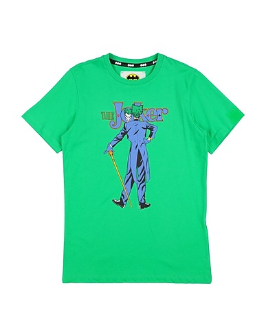 REPLAY & SONS T-shirt X BATMAN Green 100% Cotton