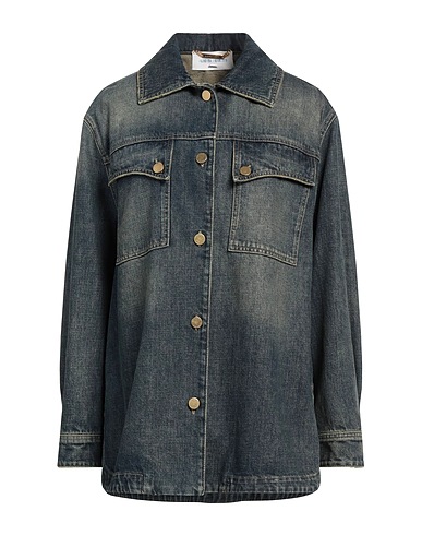 ALBERTA FERRETTI Denim shirt Blue 100% Cotton