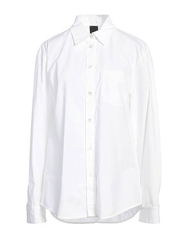 PINKO Solid color shirts & blouses White 100% Cotton