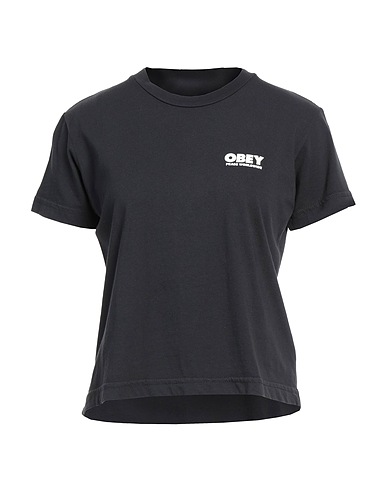 OBEY T-shirt Black 100% Cotton