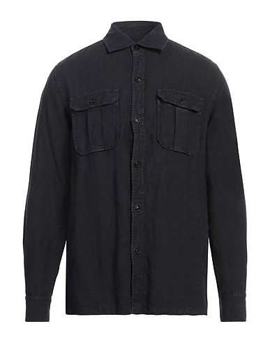 BOGLIOLI Linen shirt Charcoal 100% Linen